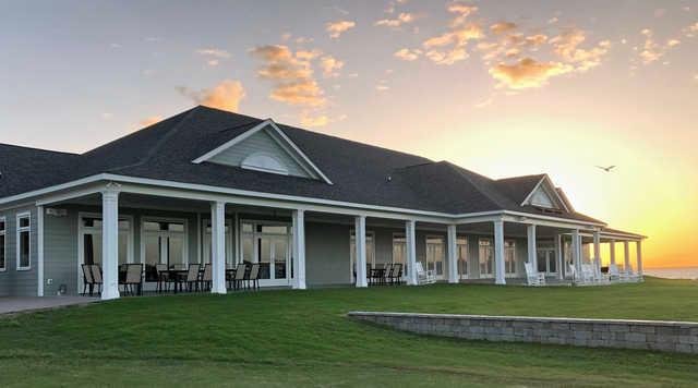 View of the clubhouse at Crystal Coast Country Club.
