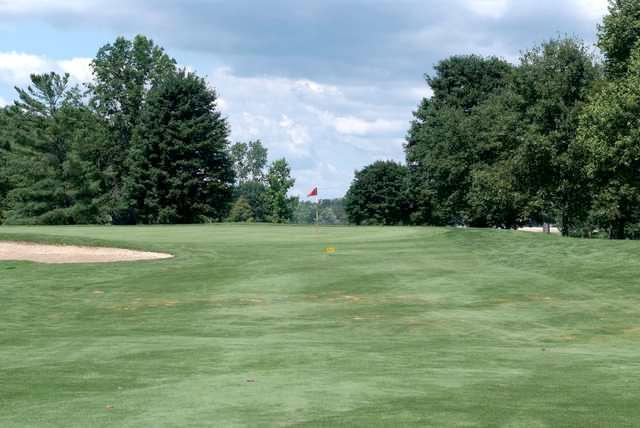 A view of a green at J. E. Good Park Golf Course.