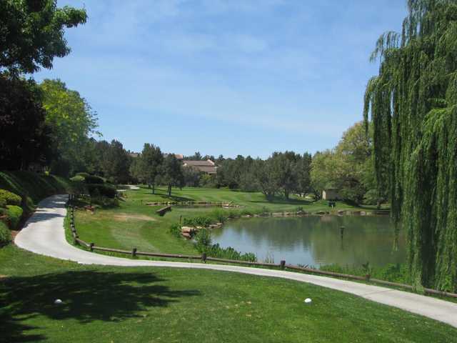 A view from a tee at Canyon Mesa Country Club.