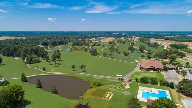 Aerial view from Lane Tree Golf Club.