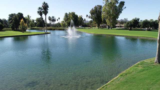 A view over the water from Orange Tree Golf Club.