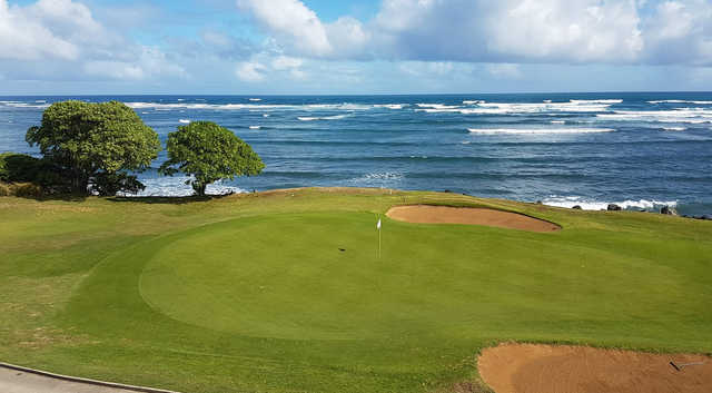A view of a green at Waiehu Golf Course (Tammie Jayne).
