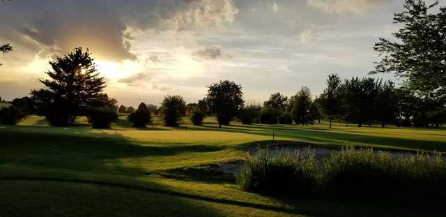 View of the 2nd hole at Mendota Golf Course.