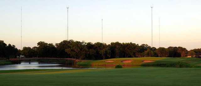 A view of hole #6 and #5 at El Dorado from Quail Valley Golf Course.