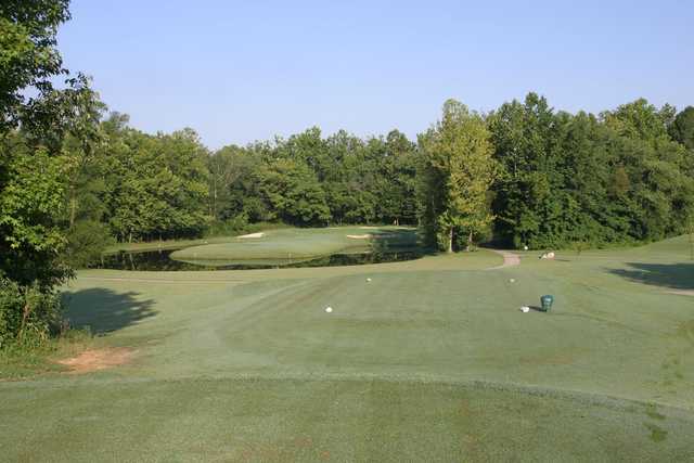 A view from a tee at Deer Lakes Golf Course.