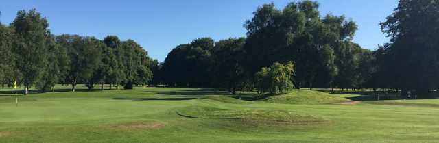 Panoramic view from Haydock Park Golf Club.