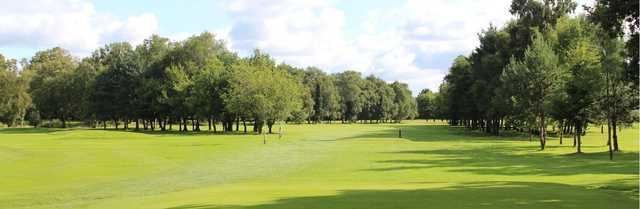 View from a fairway at Haydock Park Golf Club.