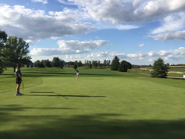 A sunny day view from The Legends Golf Club.