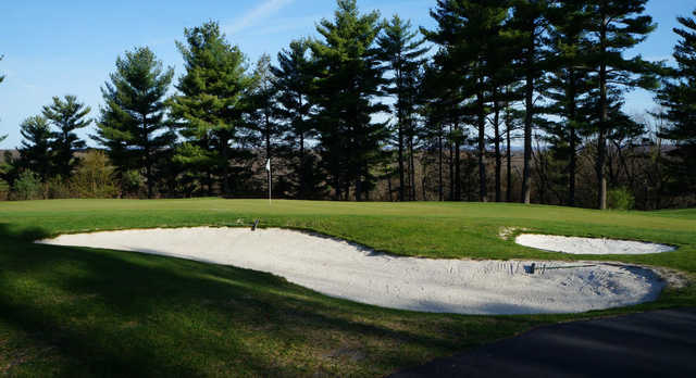 A view of a hole at Country Club of the Poconos Municipal Golf Course.
