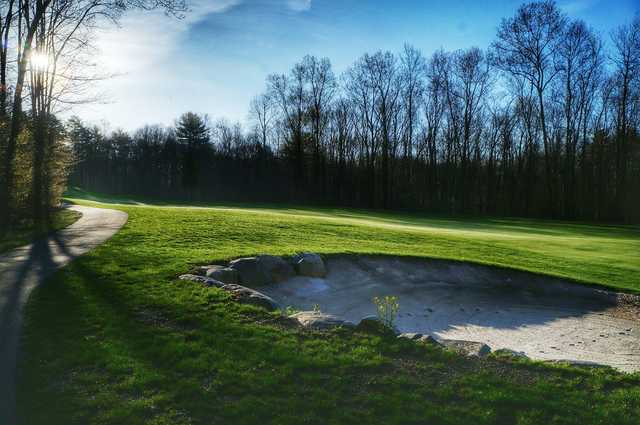 A spring day view from Country Club of the Poconos Municipal Golf Course.