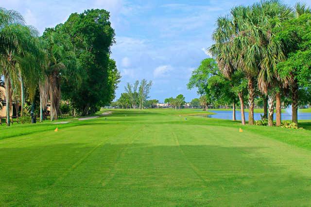 A view from tee #14 at Pembroke Lakes Golf & Racquet Club.