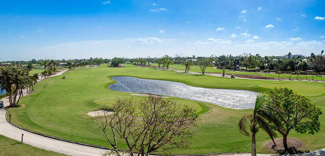 A sunny day view from Naples Beach Hotel & Golf Club.