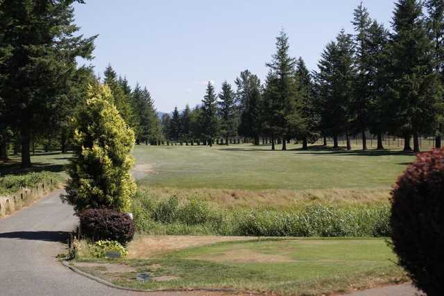 A view of a fairway at Mount Si Golf Course.