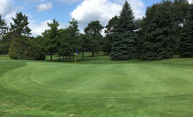 A view of a green at Greenhaven Country Club.
