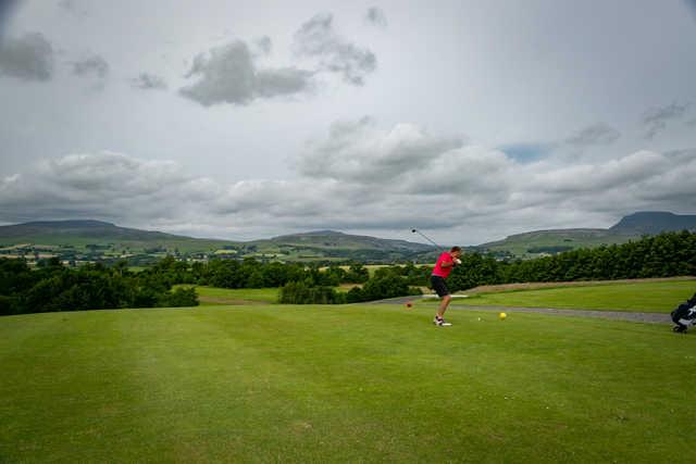 A view from Bentham Golf Club.