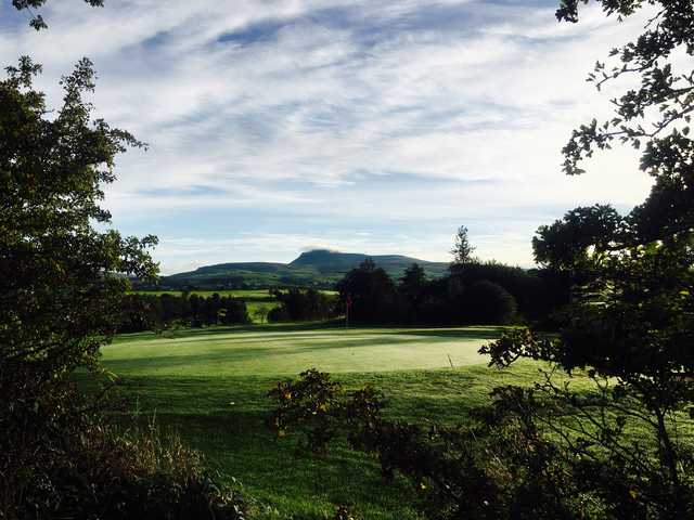 View of a green at Bentham Golf Club.