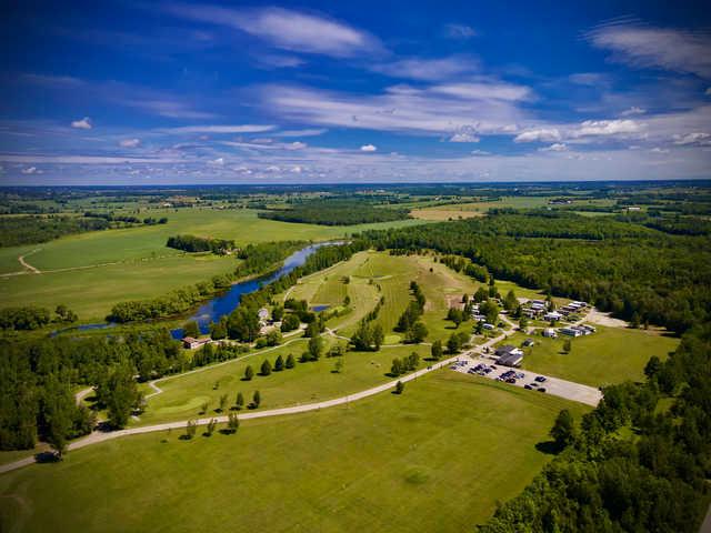 Aerial view from Deer Run Golf Course