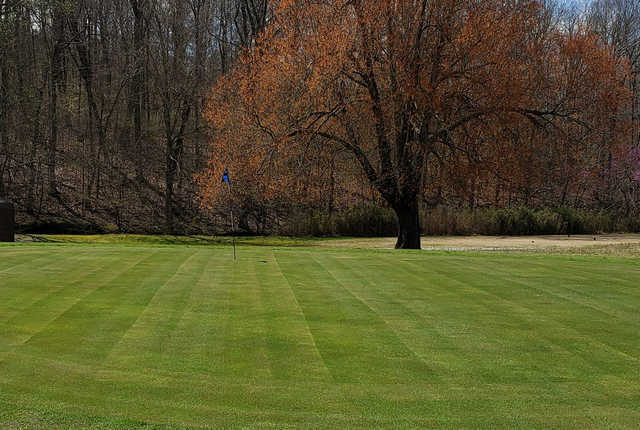 A view of a green at Pennyrile Forest State Park Resort.