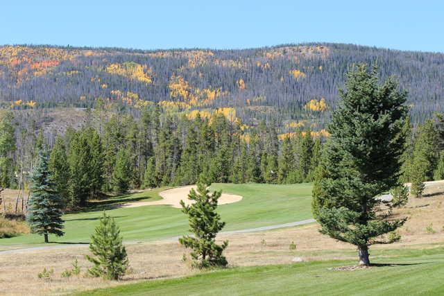 View of the 13th hole at Grand Lake Golf Course.