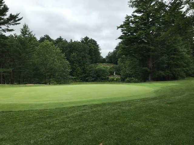 A view of the 12th green at Glacier Wood Golf Club.