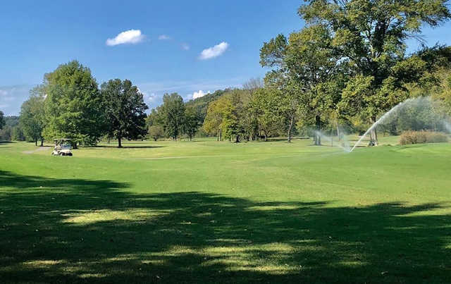 A view of a fairway at Boots Randolph Golf Course.