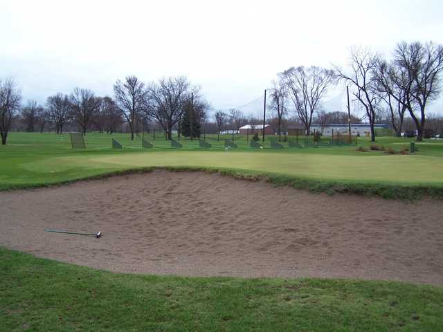 A view of the practice area at Westfield Golf Club.