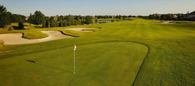 A view of a hole at Coyote Ridge Golf Club.