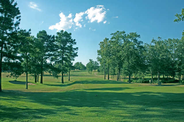 A view of a tee at Eagle Hill Golf & Athletic Club.