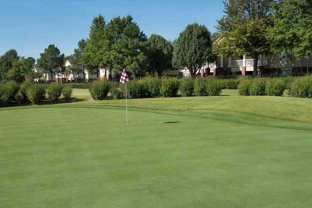A view of a hole at The Links at Lowell Golf & Athletic Club.