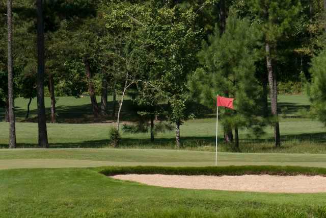 A view of a hole from The Links at Springdale Golf & Country Club.
