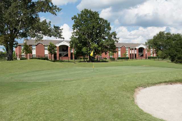A view of a green from The Links At Starkville Golf & Country Club.