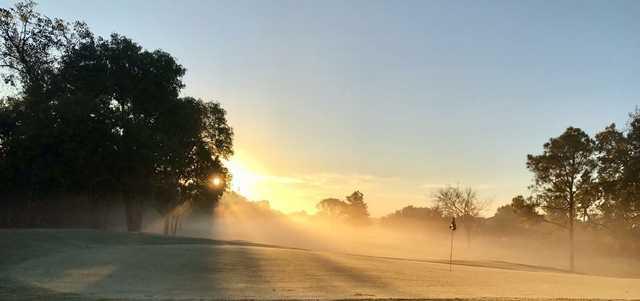 View of a green at Pearland Golf Club.