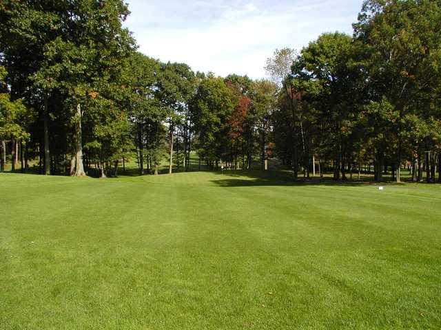 View of the 17th hole at Tioga Golf Club.