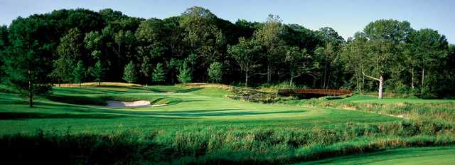 A view of a hole from the Bull at Pinehurst Farms.