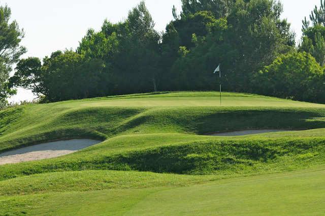View of a green from the Monastery Course at Penha Longa Resort