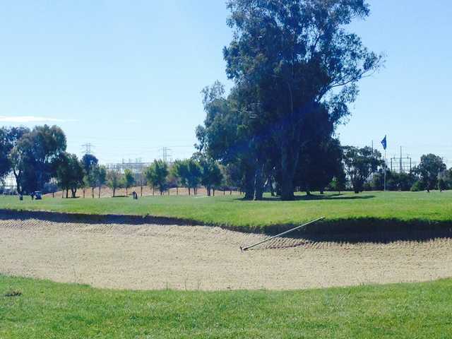 A view of a hole at Poplar Creek Golf Course.