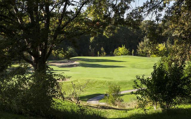 A view of green #6 at Creekside Golf Course.