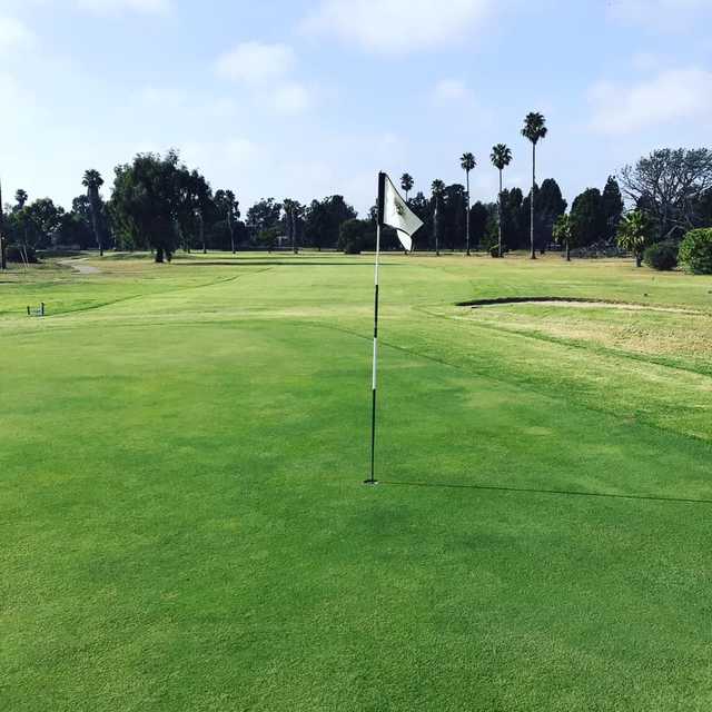 A view of hole #18 from NBVC Seabee Golf Course.