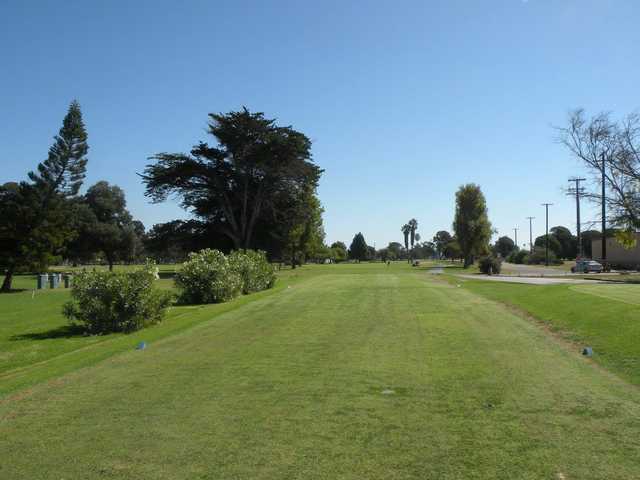 A view from the 1st tee at NBVC Seabee Golf Course.