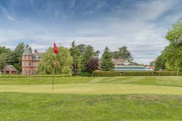 View from a green at Ardencote Golf.