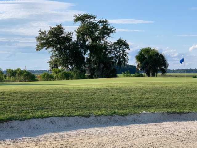 A view of a hole at Laurel Island Links.