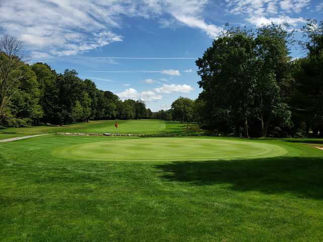 View of a green at Slippery Rock Golf Club & Events Center.