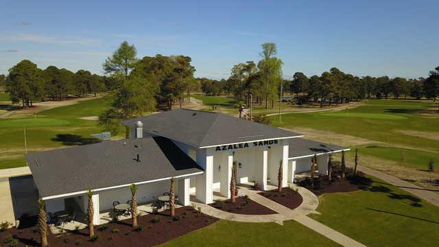 Aerial view from Azalea Sands Golf Course.