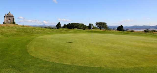A view of a hole at Ulverston Golf Club.