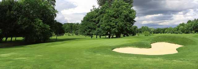 A view of green #15 at Filly Course from Close House Estate.