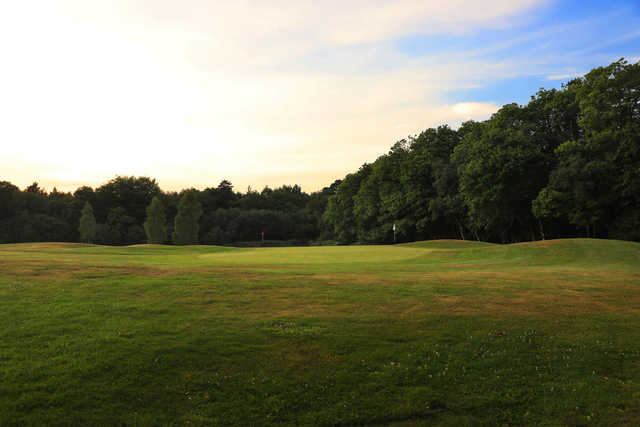 A view of a hole at Kingfisher Course from Mannings Heath Golf Club.