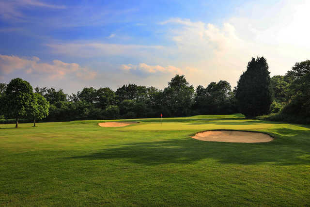 A view of the 7th hole at Waterfall Course from Mannings Heath Golf Club.