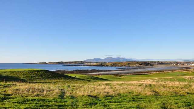 A view of a tee at Ardglass Golf Club.