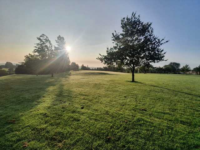 A sunny day view from Banbridge Golf Club.