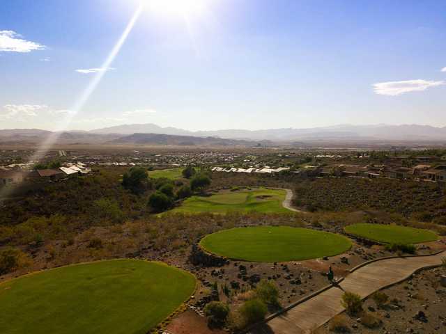 Aerial view of the 12th tee from Concord Course at Revere Golf Club.